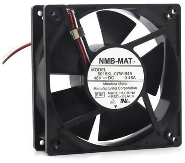 Main image of NMB 5015KL-07W-B49 12.7CM 127mm 12738 DC 48V 0.46A Server Inverter Cooling Fan 127X127X38mm 4000RPM High Speed CFM 180CFM