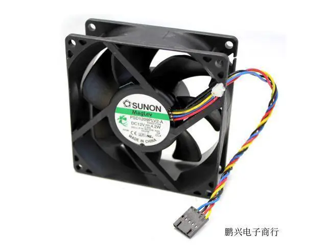 Alt view image 2 of 2 - For DELL 7010 9010 7020 9020 T1600 T1650 T1700 MT case fan WC236 SUNON PSD1209PLV2-A DC 12V 4.2W 4-wire