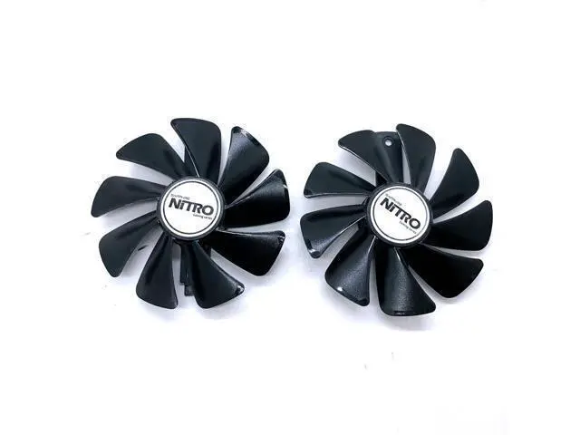 Alt view image 4 of 5 - For Sapphire RX580 RX588 570 480 470 Graphics cooler 95mm CF1015H12D DC12V Platinum/Super Platinum/Overseas Version cooling fan (1 Pair)