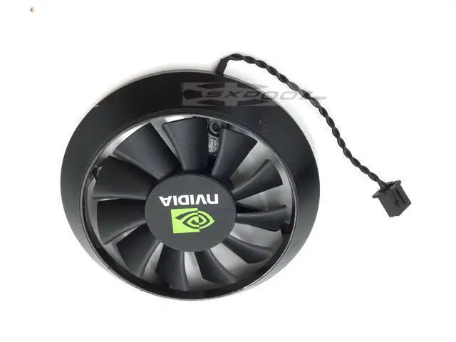 Alt view image 3 of 5 - For NVIDIA GTX650 GTX1050TI graphics card fan round ball bearing fan GA61S2U 12V
