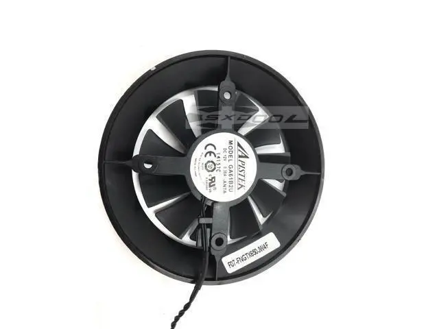 Alt view image 5 of 5 - For NVIDIA GTX650 GTX1050TI graphics card fan round ball bearing fan GA61S2U 12V