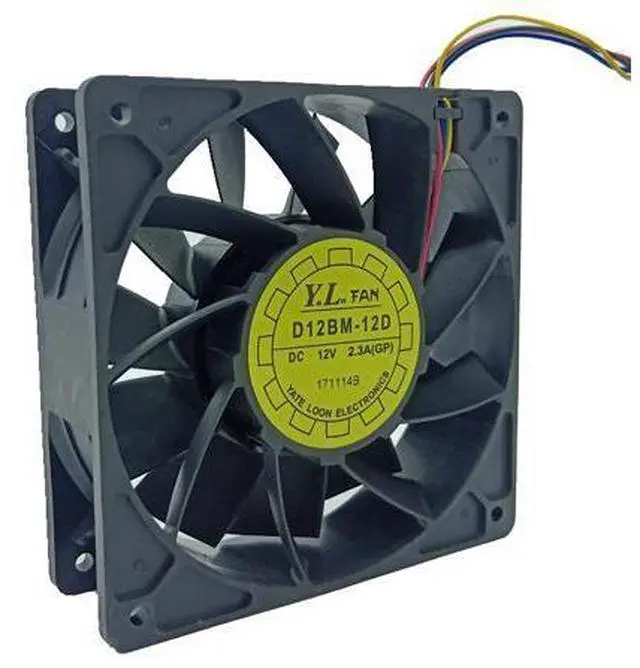 Main image of D12BM-12D For YLFan 12038 12V 4-Pin PQM Temperature Control Cooling Fan 12cm Max Airflow Rate Fan 2.3A