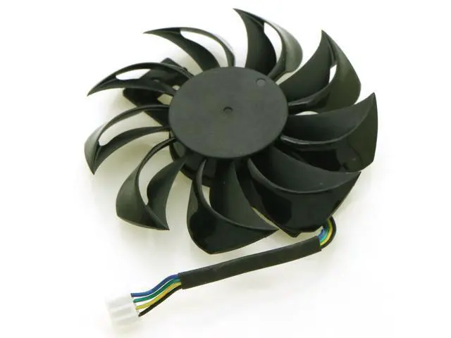 Alt view image 3 of 5 - 75mm APISTEK GA81B2U -PFTA 12V 0.38A 4Pin VGA Fan For RX560 RX460 Dataland POWERCOLOR RX cooler