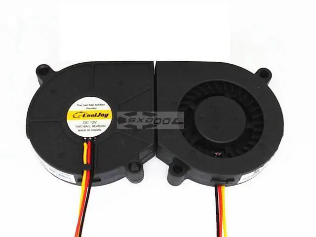 Alt view image 3 of 4 - EVERFLOW B126015BU DC 12V 0.40A 6cm CPU AMD AIO turbo fan 6015 3-wire 6200RPM