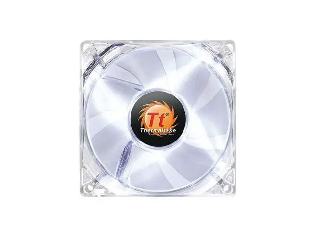 Alt view image 2 of 7 - Tt desktop computer host CPU cooling fan Pure 8cm white light fan mute air volume mute energy saving TT-8025 A8025M12S DC12V 0.14A