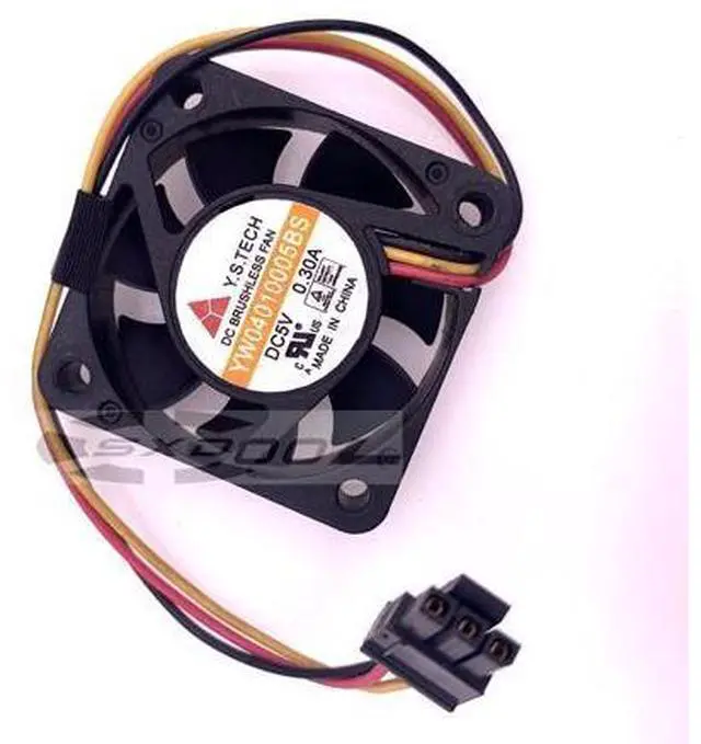 Alt view image 3 of 4 - Original 40mm Y.S.TECH YW04010005BS DC5V 0.30A 4cm 4010 mute cooling fan