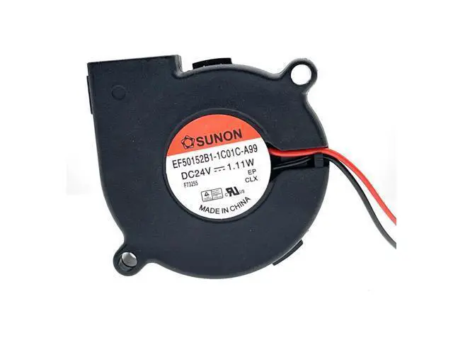 Alt view image 4 of 4 - 3D Printer Blower Fan 5015 DC 24V 1.11W Double Ball Bearing Fan Centrifugal DC Cooling Turbo Fan Replace EF50152B1-1C01C-A99