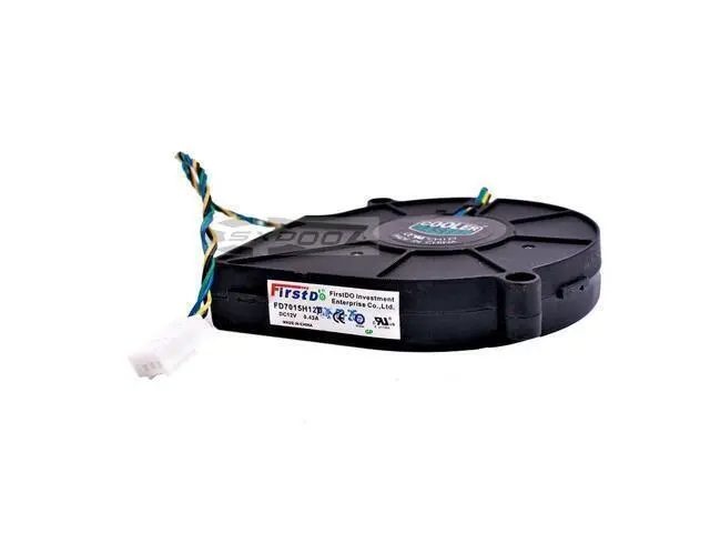 Alt view image 4 of 4 - Original FD7015H12D 12V 0.43A dual ball high air volume IU server blower fan FIRSTDO 7 cm 7515 turbo fan dual ball 4-wire PWM speed control