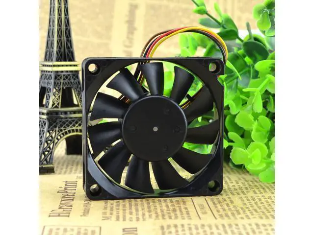 Alt view image 3 of 4 - New CPU Fan Nidec D07R-12T3U 12V 0.29A 7015 70mm x 15mm 4 pin PWM Long Wire case cooler chassis fan hydraulic bearing cooling fan - Ethereum Mining ETH