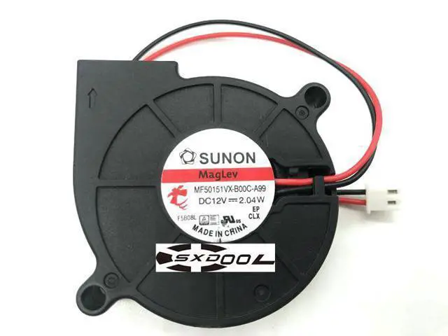 Alt view image 4 of 6 - New original SUNON MF50151VX-B00C-A99 DC12V 5015 5CM 50mm x 15mm Purifier ventilation blower, projector fan, cpu cooler