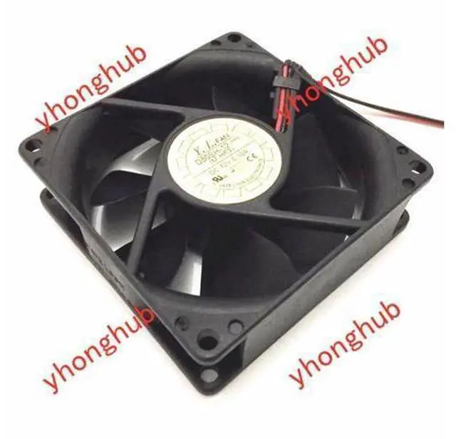 Main image of YALN FAN D80SH-12 DC 12V 0.30A 80x80x25mm 2-wire Server Square Fan