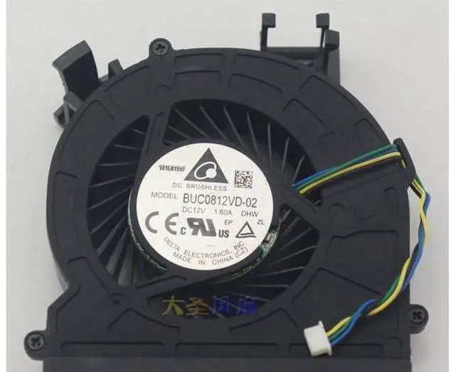 Alt view image 2 of 3 - Electronics BUC0812VD-02 DC 12V 1.60A Turbo Cooling Fan All-In-One Fan
