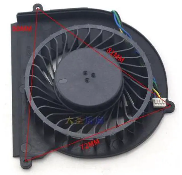 Alt view image 3 of 3 - Electronics BUC0812VD-02 DC 12V 1.60A Turbo Cooling Fan All-In-One Fan