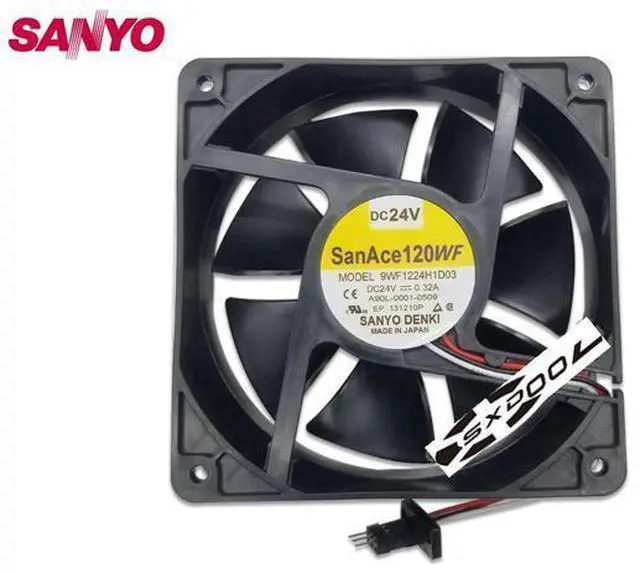 Main image of 9WF1224H1D03 SanAce 120WF DC24V 0.32A For Sanyo Fanuc Waterproof Fan Processor Cooler Cooling Fan A90L-0001-050