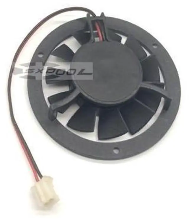 Main image of New silent POS machine motherboard cooling fan 12V equilateral hole pitch 38mm, diameter 48mm 2-wire round cooler