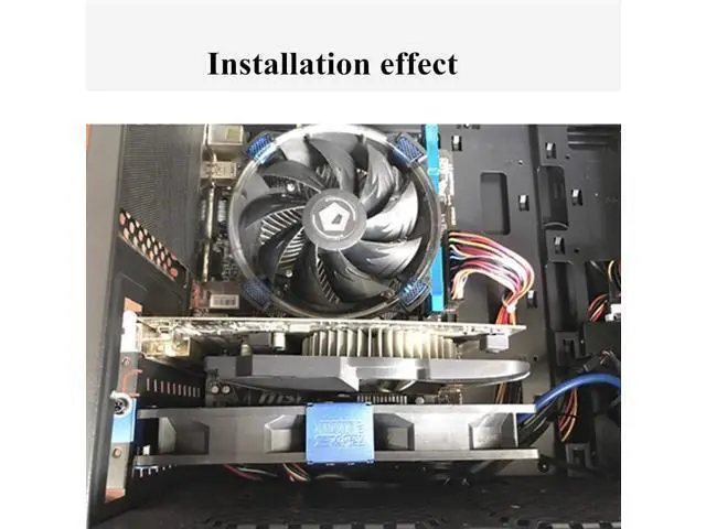 Alt view image 3 of 6 - Chassis Fan Bracket, Graphics Card Cooling Fan Bracket, Chassis Graphics Card Fan Universal Bracket,Graphics Card Radiator Bracket Computer Chassis Support 8cm/9cm case Fan Support