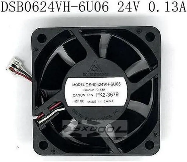 Main image of Delta DSB0624VH -6U06 silent fan 60mm 6025 DC24V inverter drive 6cm chassis fan FK2-3679