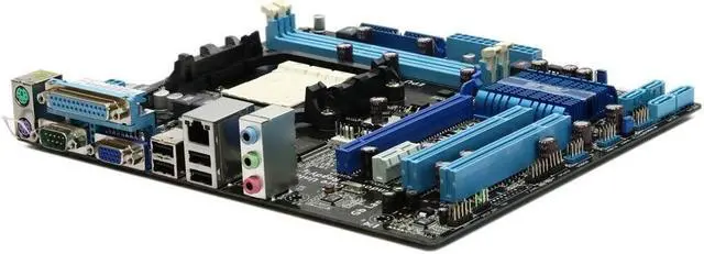 Alt view image 3 of 5 - ASUS M4N68T-M LE V2 Socket AM3 DDR3 16GB Micro ATX Motherboard