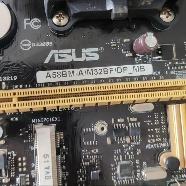 Alt view image 3 of 3 - ASUS A58M-A/M32BF/DP_MB Socket FM2/FM2+ AMD A58 DDR3 32GB Micro ATX Motherboard