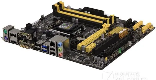 Alt view image 4 of 4 - ASUS B85M-E LGA 1150 DDR3 32GB Micro ATX Motherboard