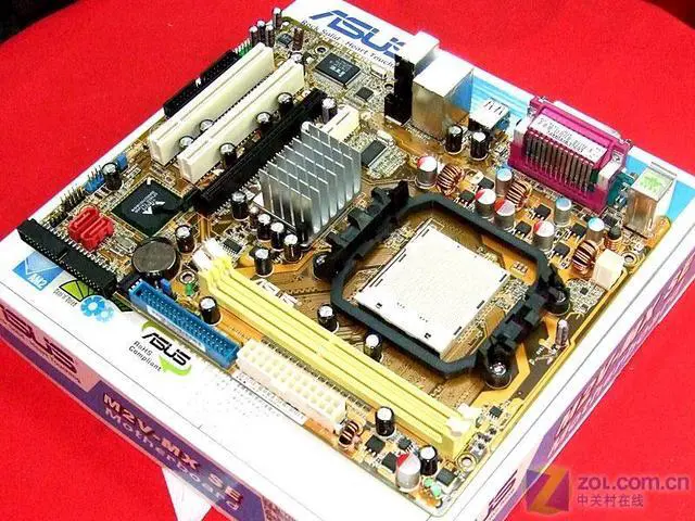 Alt view image 4 of 5 - ASUS M2V-MX SE Socket AM2 DDR2 2GB Micro ATX Motherboard