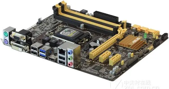 Alt view image 4 of 4 - ASUS B85M-G LGA 1150 DDR3 32GB Micro ATX Motherboard