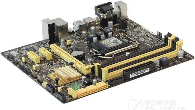 Alt view image 3 of 4 - ASUS B85M-G LGA 1150 DDR3 32GB Micro ATX Motherboard