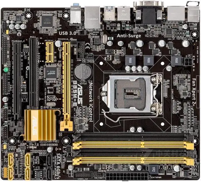 Main image of ASUS B85M-E LGA 1150 DDR3 32GB Micro ATX Motherboard