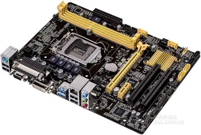 Alt view image 2 of 3 - ASUS B85M-D PLUS LGA 1150 DDR3 16GB Micro ATX Motherboard