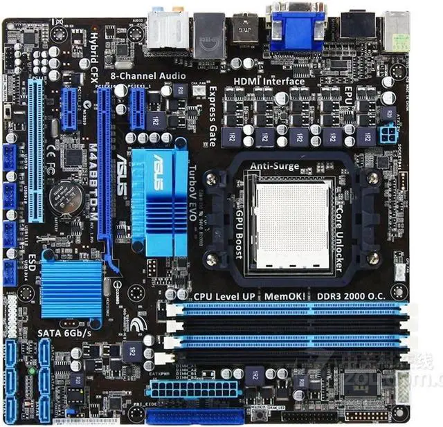 Main image of ASUS M4A88TD-M Socket AM3 DDR3 16GB Micro ATX Motherboard