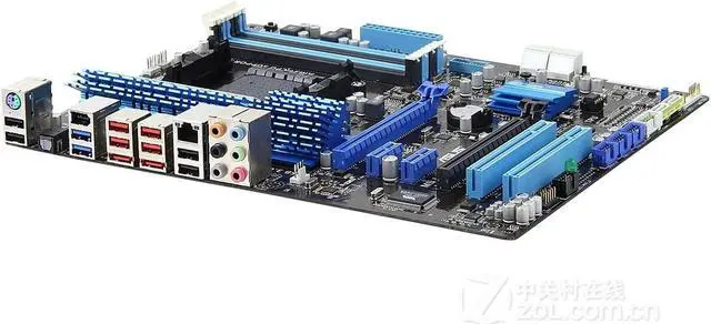 Alt view image 3 of 5 - ASUS M5A97 EVO Socket AM3+ DDR3 32GB ATX Motherboard