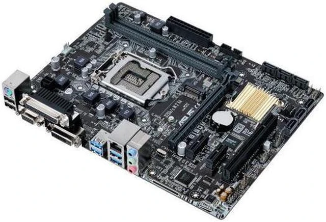Alt view image 2 of 3 - ASUS B150M-D LGA 1151 Intel B150 DDR4 32GB Micro ATX Motherboard