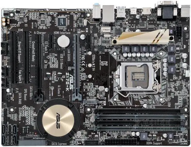 Main image of ASUS Z170-K LGA 1151 DDR4 64GB ATX Motherboard