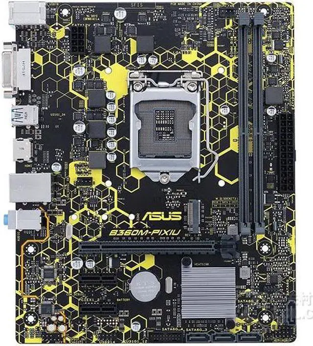 Alt view image 2 of 4 - ASUS B360M-PIXIU LGA 1151 DDR4 32GB Micro ATX Motherboard