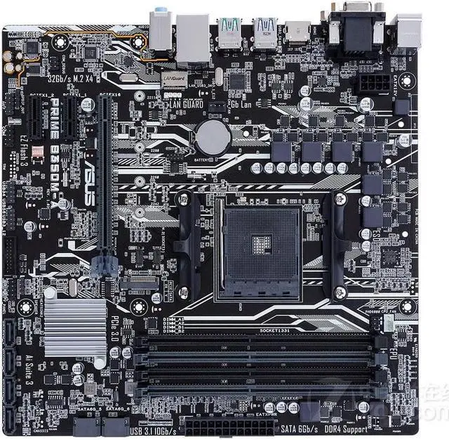 Main image of ASUS PRIME B350M-A Socket AM4 DDR4 64GB Micro ATX Motherboard