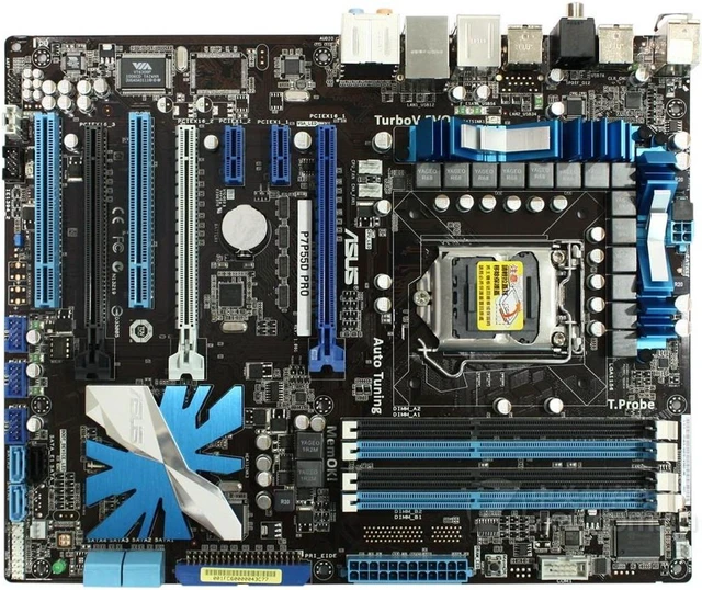 Main image of ASUS P7P55D PRO LGA 1156 Intel P55 DDR3 16GB ATX Motherboard