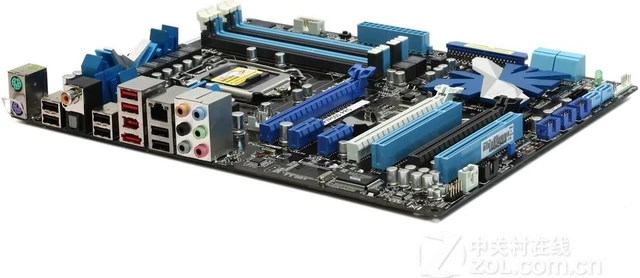 Alt view image 4 of 4 - ASUS P7P55D PRO LGA 1156 Intel P55 DDR3 16GB ATX Motherboard