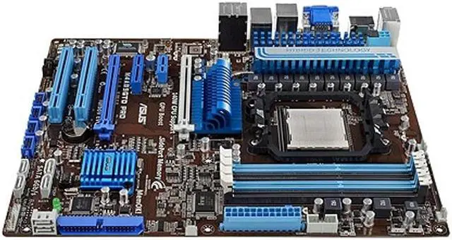 Alt view image 4 of 5 - ASUS M4A89GTD PRO Socket AM3 DDR3 16GB ATX Motherboard