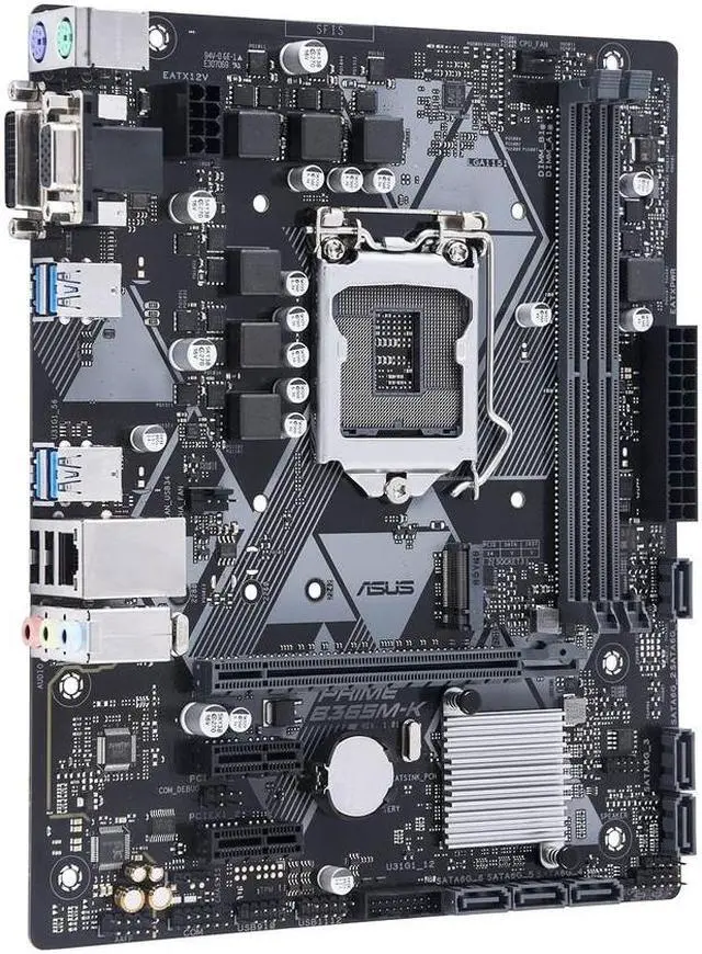 Alt view image 2 of 4 - ASUS PRIME B365M-K LGA 1151 DDR4 32GB Micro ATX Motherboard