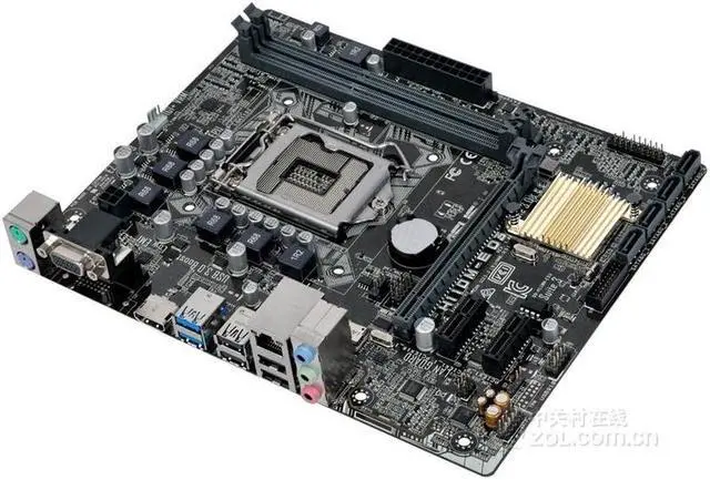 Alt view image 2 of 4 - ASUS H110M-E D3 LGA 1151 Intel H110 DDR3 32GB Micro ATX Motherboard