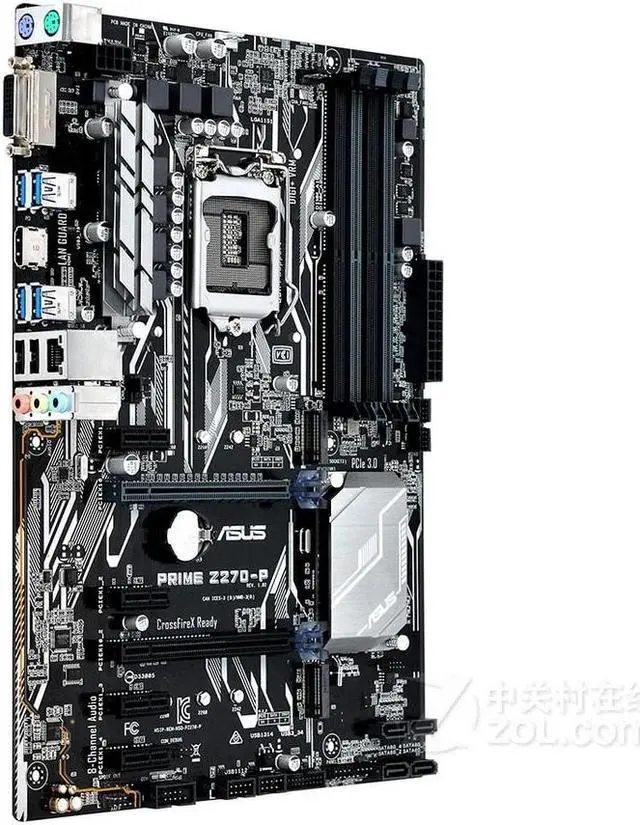 Alt view image 3 of 4 - ASUS PRIME Z270-P LGA 1151 DDR4 64GB ATX Motherboard
