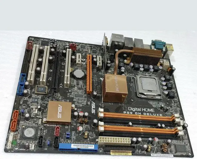 Alt view image 3 of 3 - ASUS P5W DH Deluxe LGA 775 DDR2 8GB ATX Motherboard