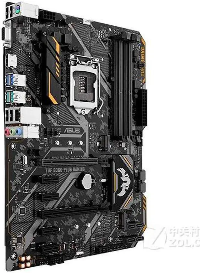 Alt view image 2 of 8 - ASUS TUF B360-PLUS GAMING LGA 1151 DDR4 64GB ATX Motherboard