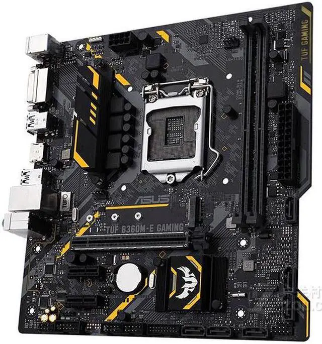 Alt view image 3 of 4 - ASUS TUF B360M-E GAMING LGA 1151 DDR4 32GB Micro ATX Motherboard