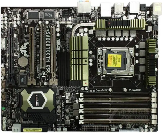 Refurbished: ASUS SaberTooth X58 LGA 1366 DDR3 24GB ATX
