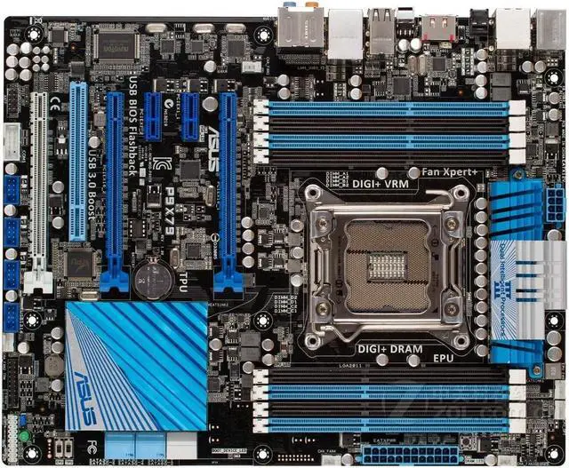 Main image of ASUS P9X79 LGA 2011 DDR3 64GB ATX Motherboard