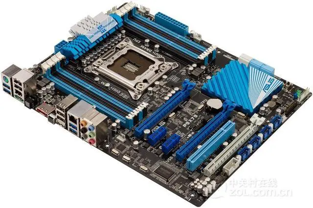 Alt view image 2 of 3 - ASUS P9X79 LGA 2011 DDR3 64GB ATX Motherboard
