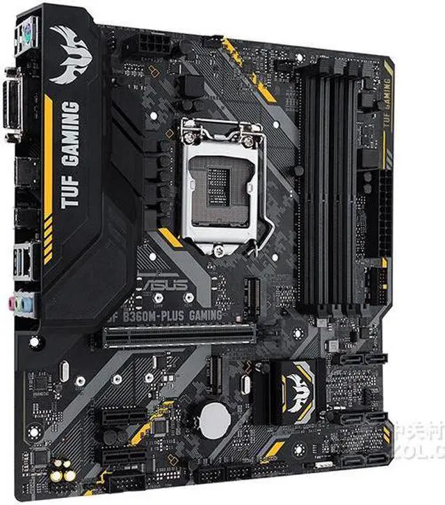 Alt view image 2 of 4 - ASUS TUF B360M-PLUS GAMING LGA 1151 DDR4 64GB Micro ATX Motherboard