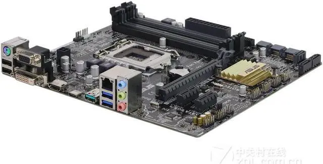Alt view image 4 of 4 - ASUS B85M-G PLUS/USB3.1 LGA 1150 DDR3 32GB Micro ATX Motherboard