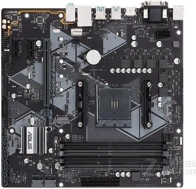 Main image of ASUS PRIME B450M-A Socket AM4 DDR4 128GB Micro ATX Motherboard